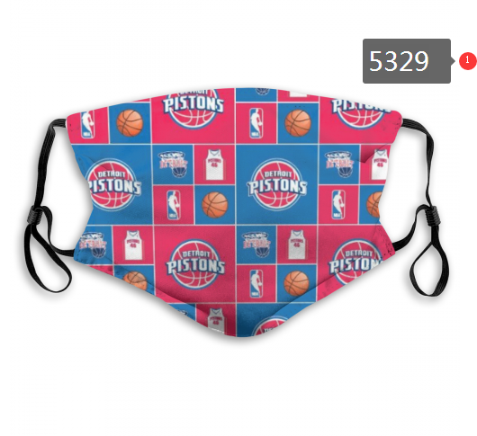 2020 NBA Detroit Pistons Dust mask with filter